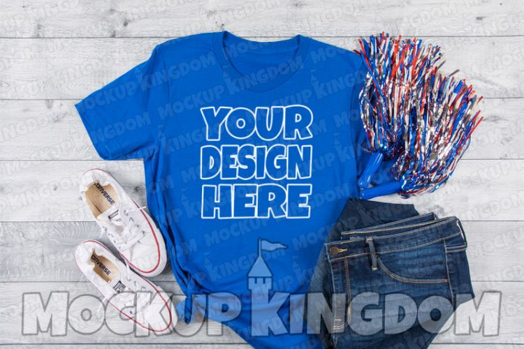 Unisex Crew Neck Shirt Mockup, Bella Canvas Mockup