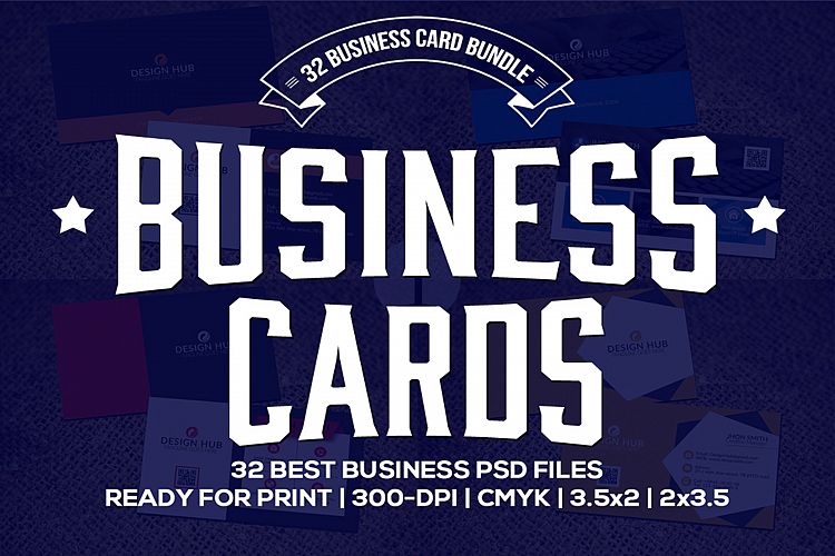 32 Business Cards Bundle Deal
