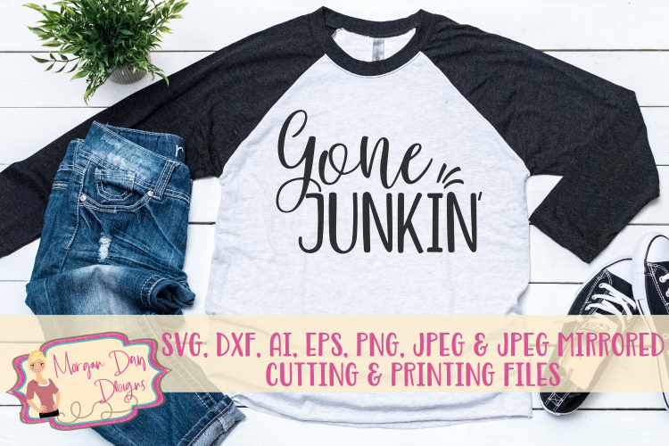 Gone Junkin SVG, DXF, AI, EPS, PNG, JPEG