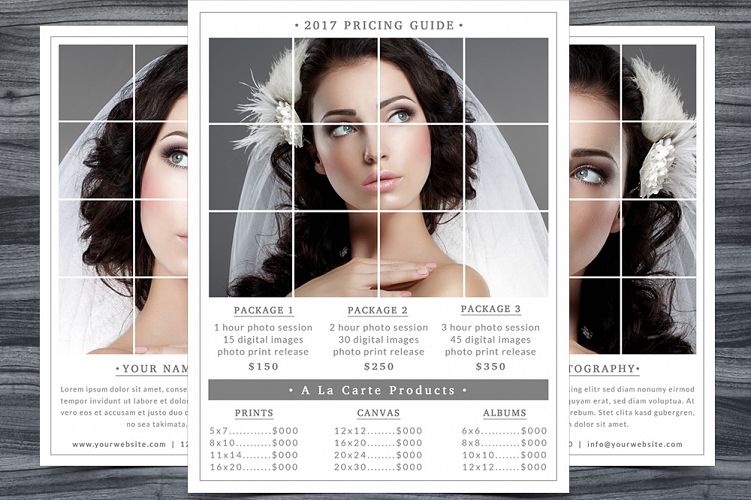 Photography Pricing Guide Template
