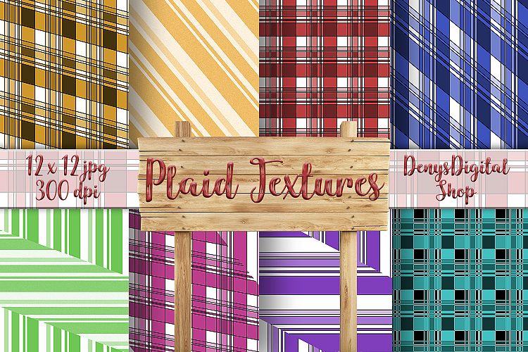 Plaid Textures, Rustic Lumberjak, Buffalo, Check, Scrapbook
