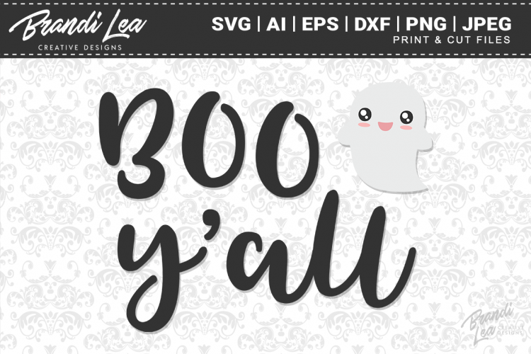 Boo Yall Halloween SVG Cutting Files