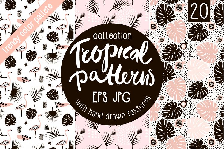 TROPICAL PATTERNS SET