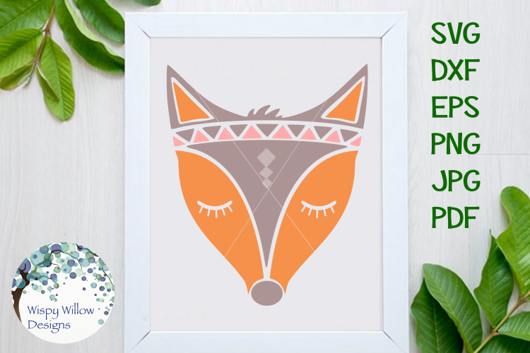 Boho Fox SVG
