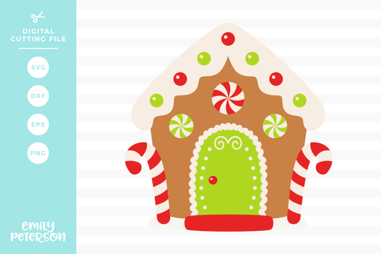 Gingerbread House SVG DXF EPS PNG