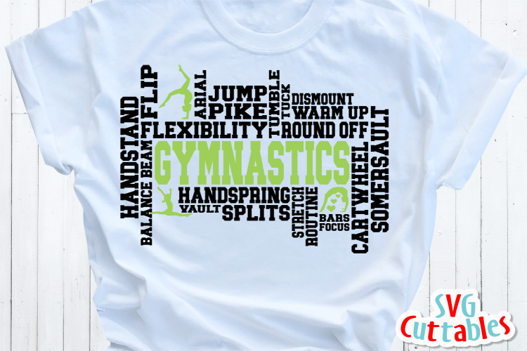 Gymnastics Word Art