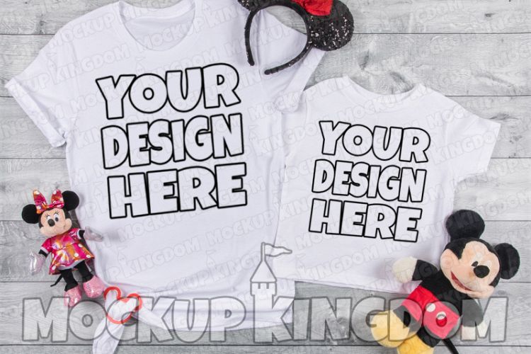 Mommy and Me Mockup, Crew Neck Mockup, Parent Child Mockup