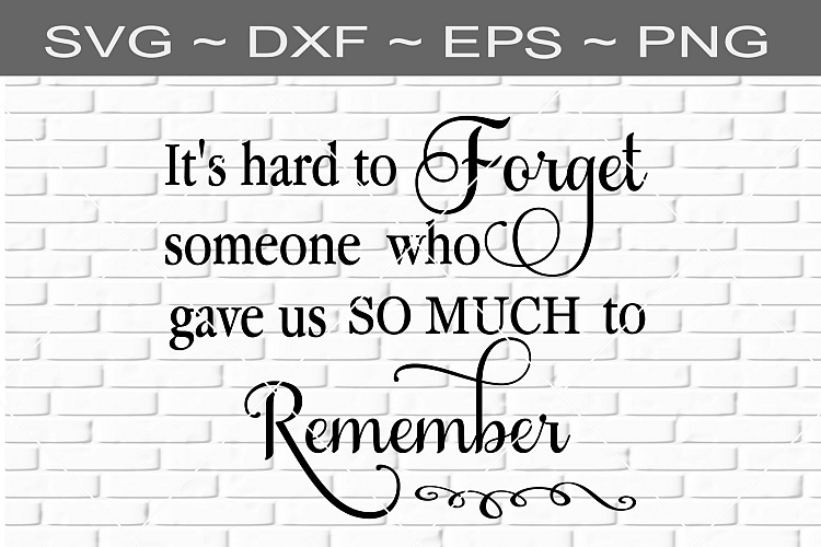 Loved One Memorial In Loving Memory Of Digital Download SVG
