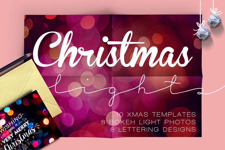 Christmas lights: lettering + more!