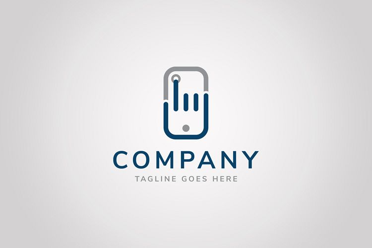 Hand Phone Logo