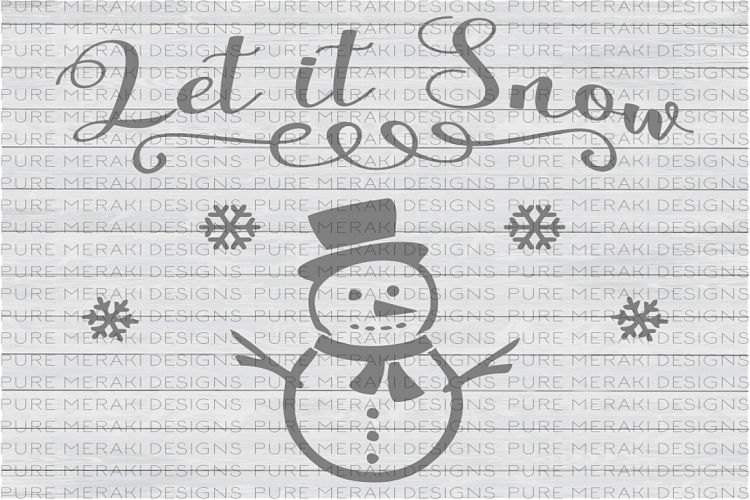 Let it Snow SVG