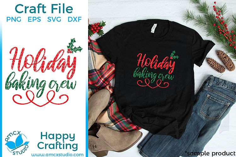 Holiday Baking Crew Christmas SVG