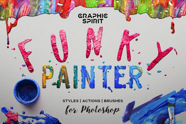 FUNKY PAINTER Photoshop Creative Kit