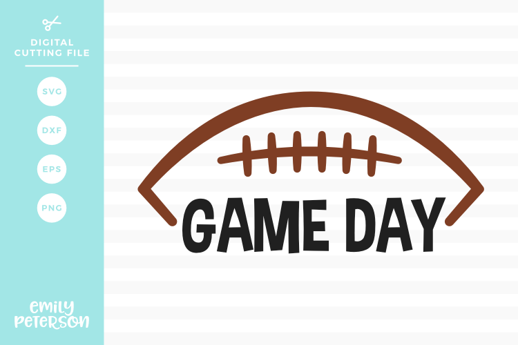 Game Day Football SVG DXF EPS PNG