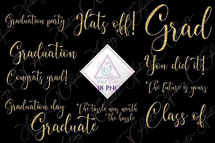 Graduation Word Art Clipart