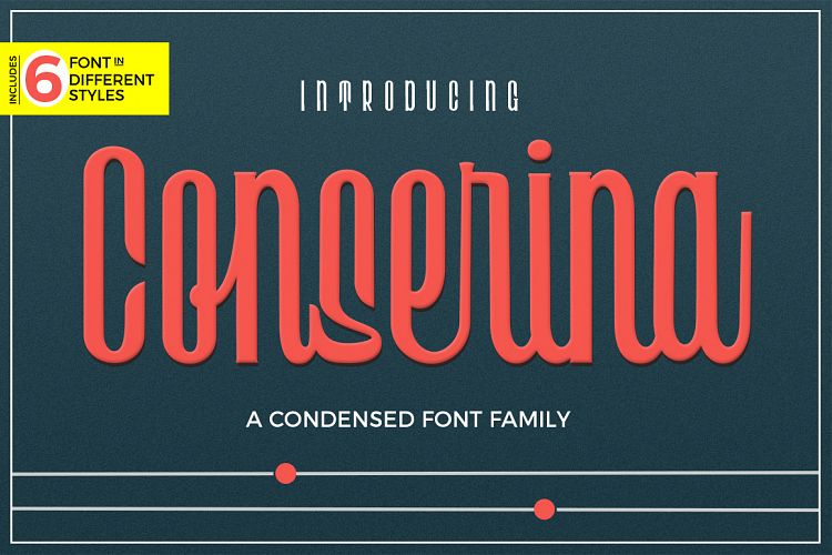 Conserina Typeface