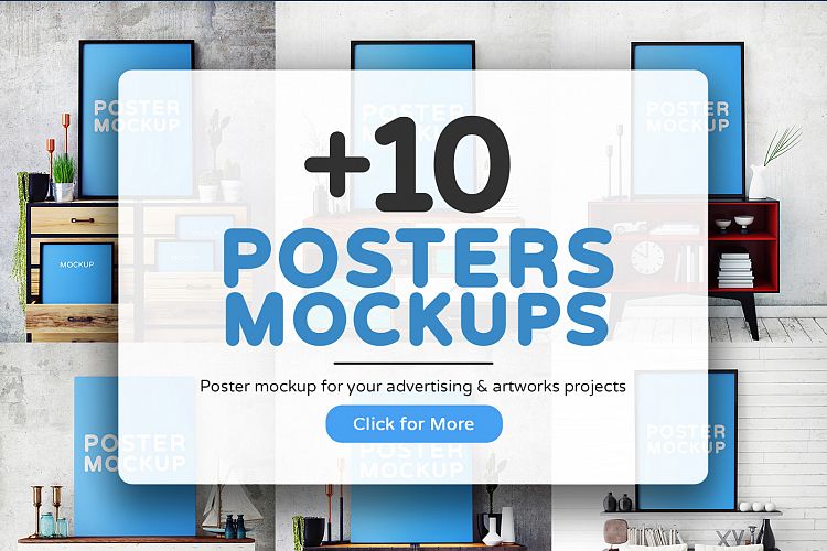 Posters, Frames Mockups V.2