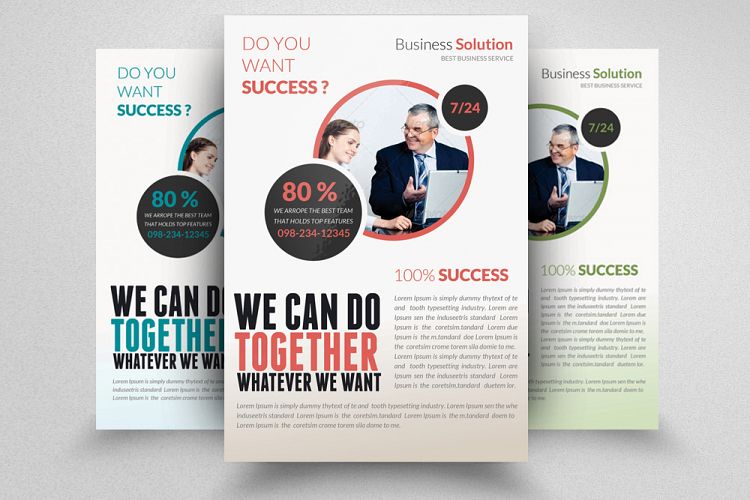 Investment Services Flyer Template