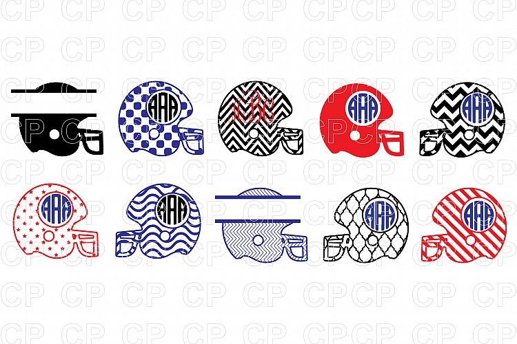 Football Helmet  Bundle SVG Cut Files, Football Helmet Clipart
