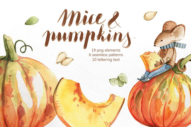 Fall Illustration about a mouse