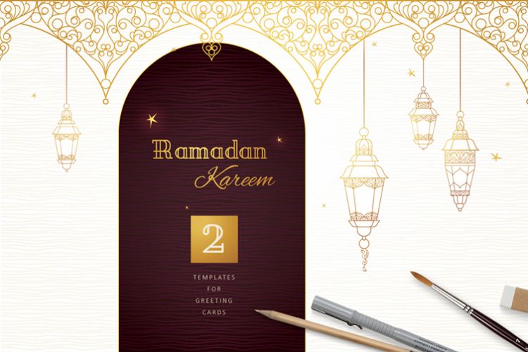 6. Set Of Pre-Made Ramadan Cards