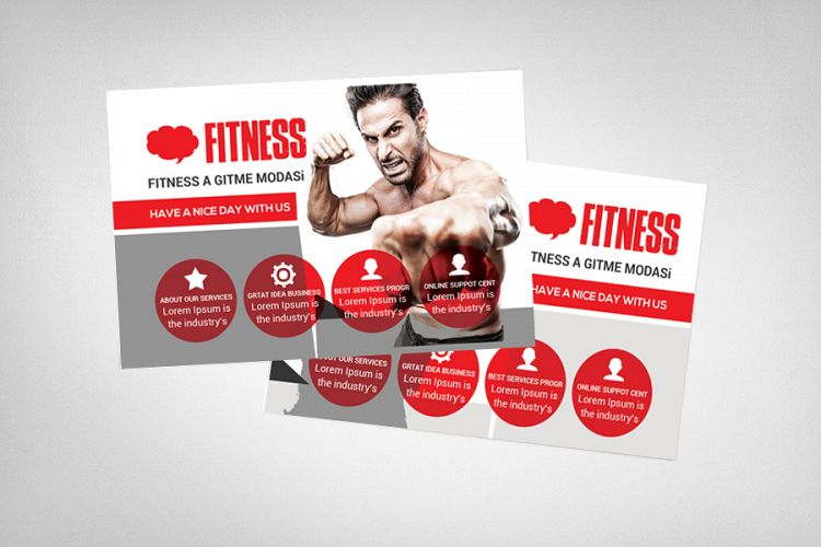 Fitness Post Card
