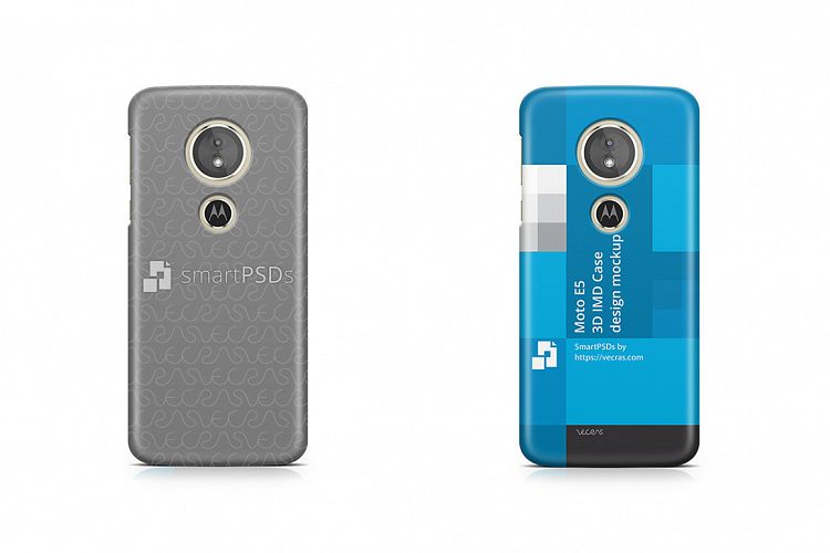 Moto E5 3d IMD Case Design Mockup 2018