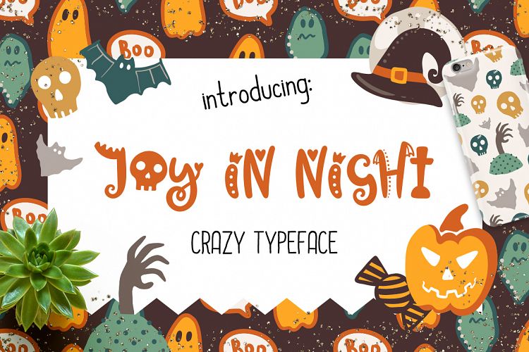 Joy in Night - Halloween Typeface