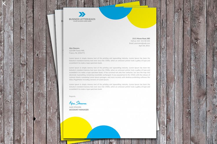 Letter Head Template