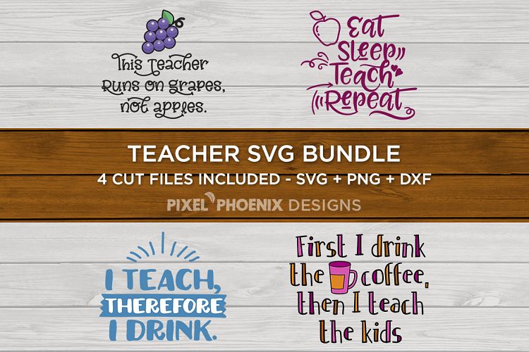 Teacher SVG Bundle - SVG PNG DXF