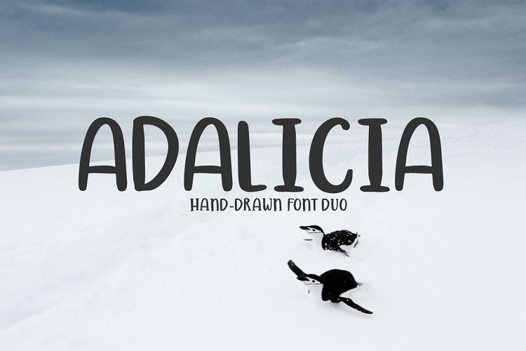 ADALICIA | HAND DRAWN FONT DUO