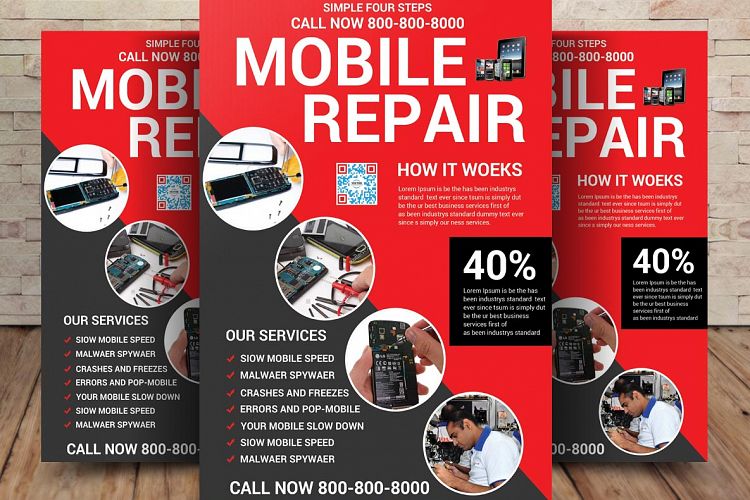 Mobile Repair Flyer