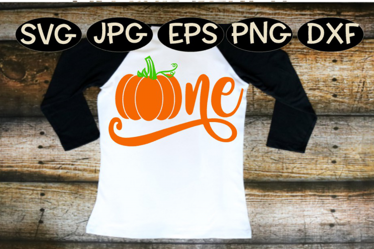 Pumpkin ONE 1st Birthday SVG