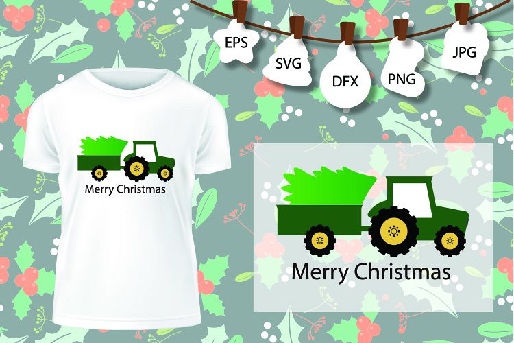 Christmas Truck SVG, Christmas Bug SVG, Christmas Tree