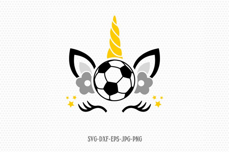 unicorn svg, unicorn eyelashes, soccer unicorn svg