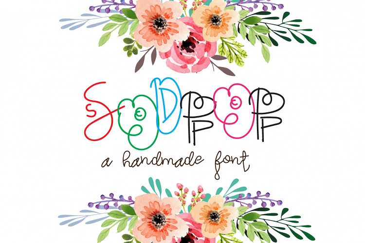 Sodpop - A decorative font