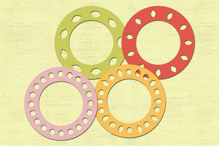 SVG Circle Frames Cutting File FRM2