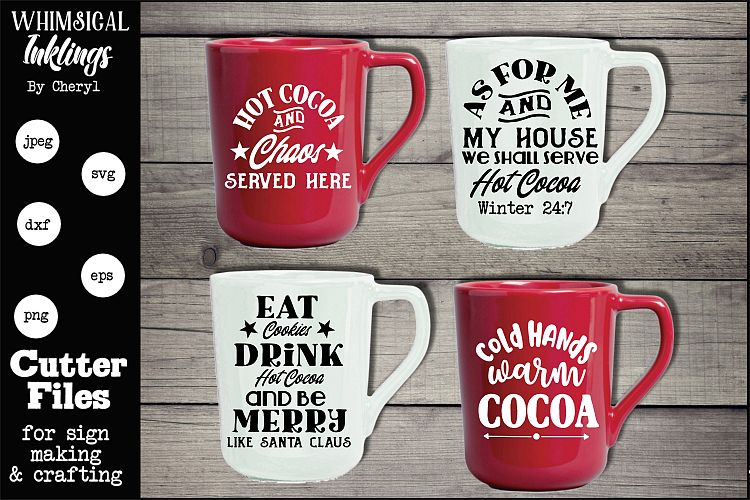 Cocoa Lovers SVG Set
