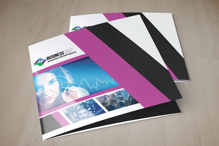 Business Innovation Square Trifold Brochure