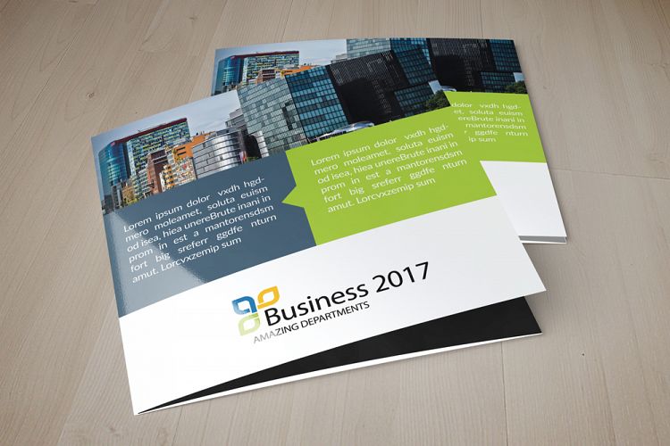 Professional Square Business Trifold Brochure