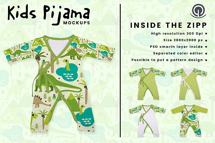 Kids Pijama Mockup