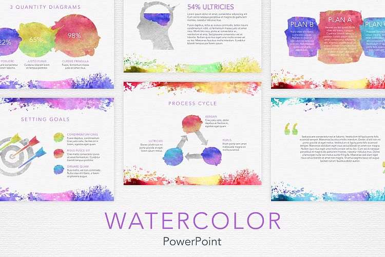 Watercolor PowerPoint Template