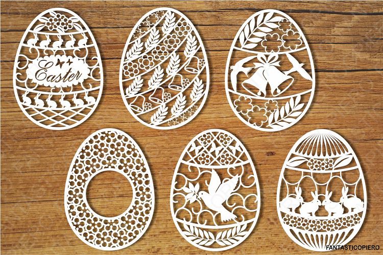 Download Easter eggs set 1 SVG files for Silhouette and Cricut.