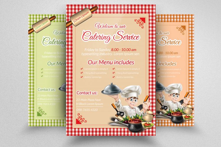 Food Service and Catering Flyer