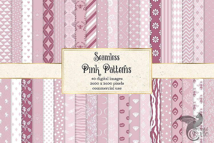 Pink Patterns Digital Paper