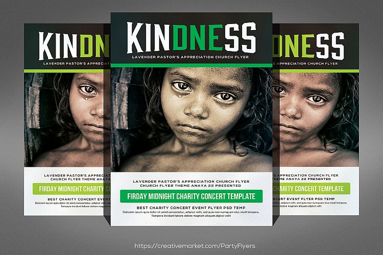 Kindess Flyer Psd