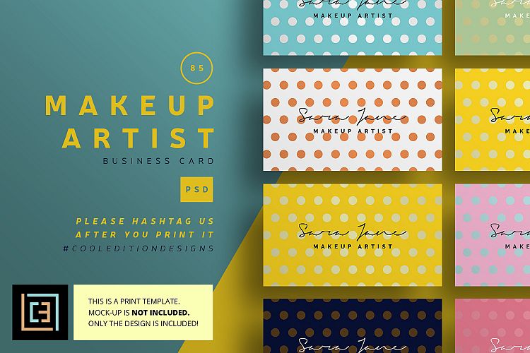 Makeup Artist Business Card - BC085