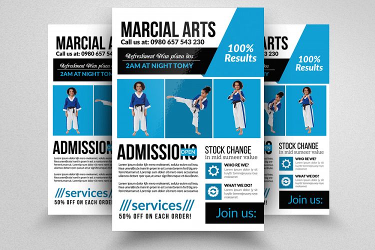 Marcial Arts Centre Flyer