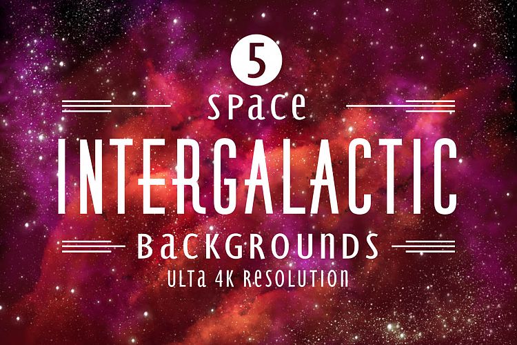 Intergalactic Volume 1 - 5 high resolution backgrounds