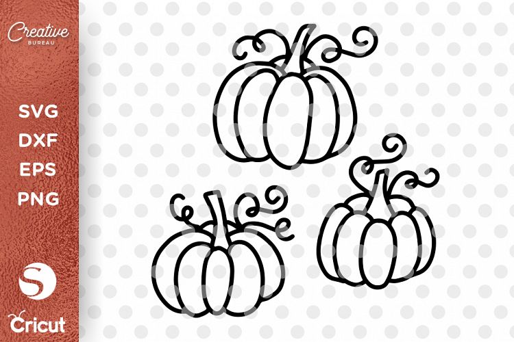 Pumpkin SVG Cut File, Thanksgiving SVG, Halloween Svg